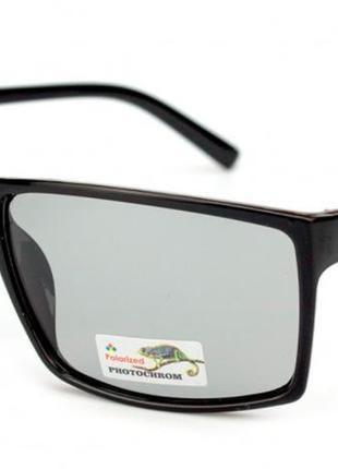Фотохромные очки с поляризацией polar eagle pe8404-c1 photochromic, серые1 фото