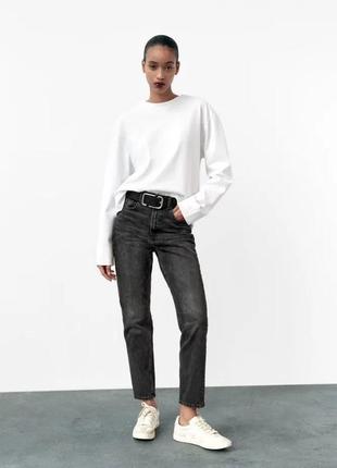 Джинси mom fit zara 38