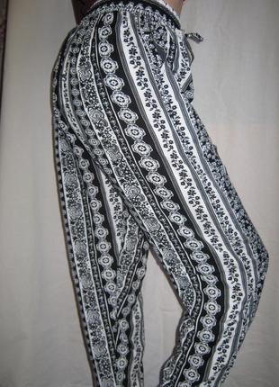 Летние брюки женские fashion desigi размер xl/xxl (46-48)2 фото