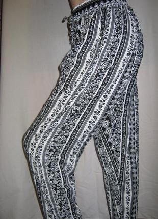 Летние брюки женские fashion desigi размер xl/xxl (46-48)6 фото