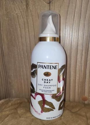 Сухий шампунь піна pantene pro-v dry shampoo cheat day 60 seconds no residue foam1 фото