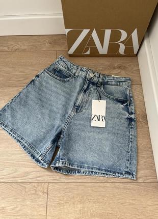 Шорти zara z1975 mom fit