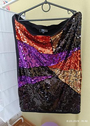 Міні сукня з паєтками розмір l