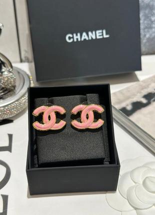 Серьги оригинал chanel новые с чеком1 фото