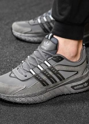 Кроссовки adidas edition серые2 фото