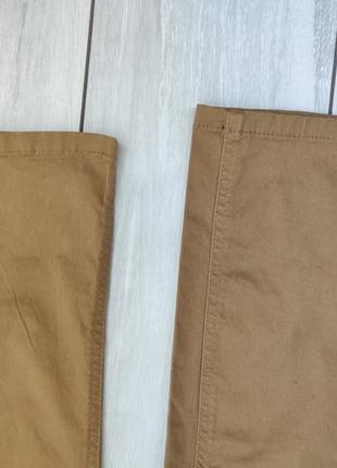 Брюки штаны слаксы чиносы коттоновые песочного цвета пояс 40 см  32/309 фото