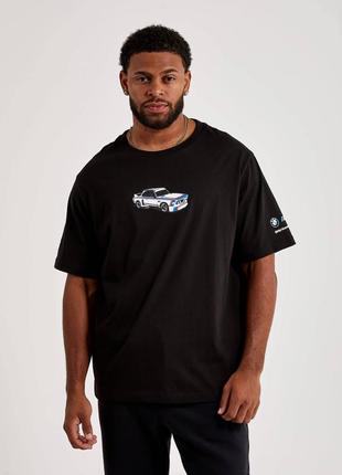 Футболка puma bmw motorsport logo tee 531196 01 statement tee 534130 01