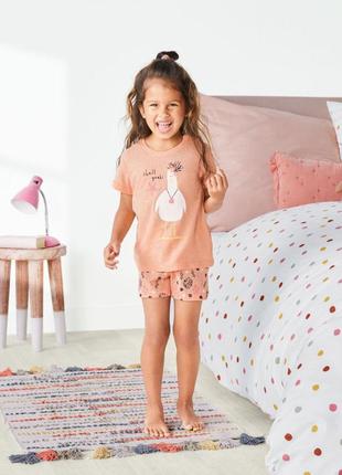 Піжама для дівчинки, зріст 110-116, колір персиковий7 фото