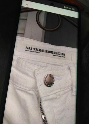 Zara  тонкий стрейч джинс2 фото