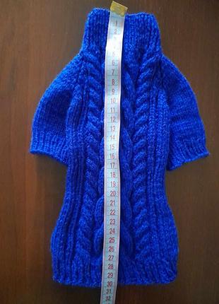 Светр для собачки handmade.