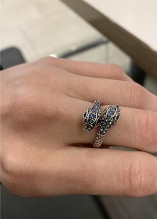 Женское кольцо в виде змеи, регулируемое кольцо в стиле хип-хоп8 фото