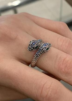 Женское кольцо в виде змеи, регулируемое кольцо в стиле хип-хоп9 фото