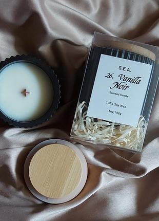 Соєві воскові свічки "ванільний нуар"