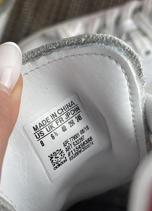 Оригінальні шкіряні кросівки на високій платформі adidas stan smith2 фото