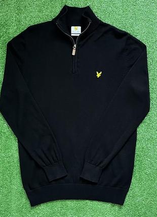 Светр гольф lyle&scott 1/3 zip1 фото