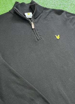 Светр гольф lyle&scott 1/3 zip2 фото