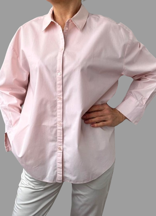Женская рубашка хлопок george/германия розовая 48-522 фото