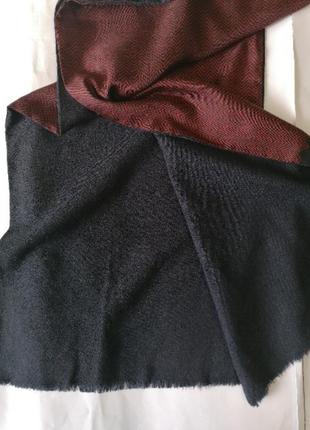 Шерстяно - шовковий шарф2 фото