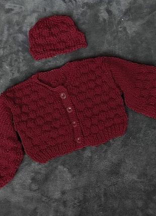 Комплект handmade набір в’язаний