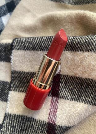 Помада для губ clarins 732 joli rouge satin lipstick     grenadine