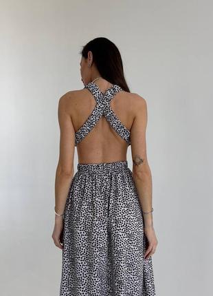 Сукня сарафан софт з відкритою спиною5 фото