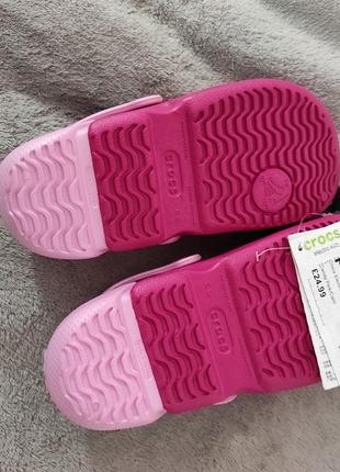 Крокси крокс crocs c13 electro clog рожеві2 фото