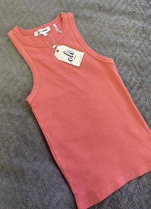 Майка в рубчик