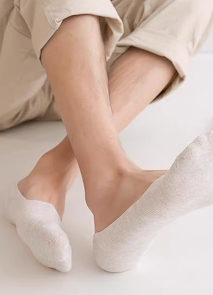 Новые коттновые мужские носки следы