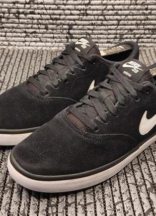 Шкіряні кросівки nike sb check, оригінал, 42.5рр - 27см