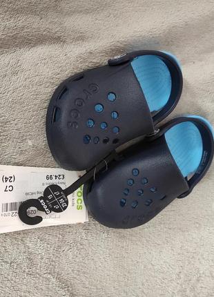 Crocs electro clog c7 босоніжки крокси сандалі