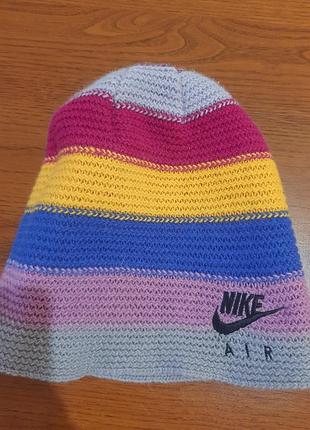 Шапка nike air, шерсть