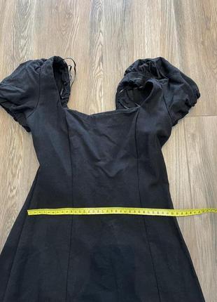 Черное платье zara с открытой спиной6 фото