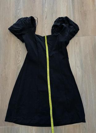 Черное платье zara с открытой спиной7 фото