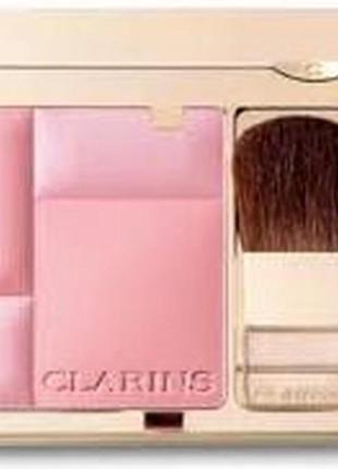 Сияющие компактные румяна clarins blush prodige illuminating cheek colour тон 01 lovely rose тестер