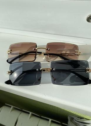 Нові коричневі жіночі окуляри2 фото