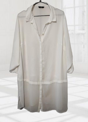 Сорочка — халат довга, білого кольору