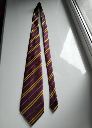 Краватка галстук смугастий harry potter gryffindor гаррі поттер гріфіндор3 фото