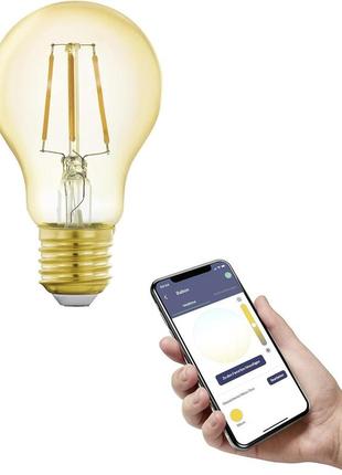 Eglo connect.z светодиодная лампочка smart home e27, a60, zigbee, приложение и голосовое управление, alexa, за