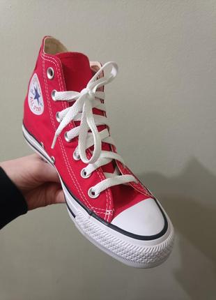 Кеды высокие красные converse m9621c all star hi red original оригинал3 фото