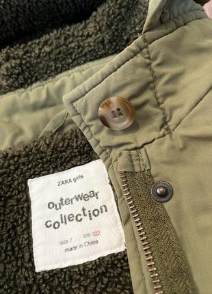 Парка для девочки zara 116-122р 5