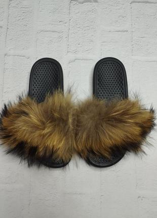Сланцы nike c мехом оригинал