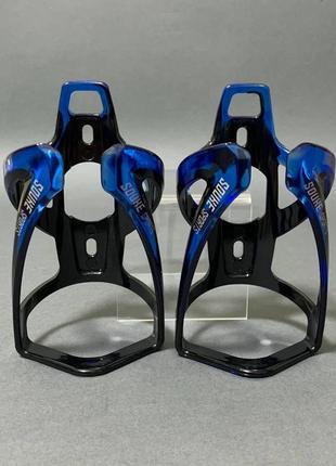Держатели для велосипедных бутылок souke sprots, набор из 2 держателей, синий2 фото