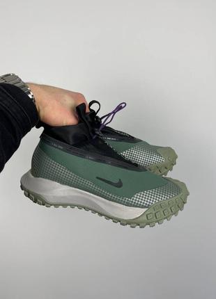 Nike acg mountain fly gore-tex green black ct2904-300 кроссовки1 фото