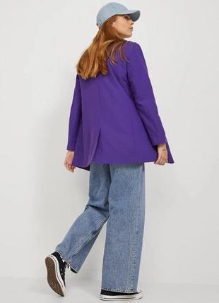 Фіолетовий піджак, оверсайз піджак від бренду jjxx4 фото