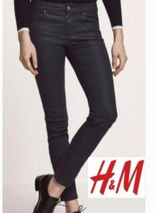 H&amp;m,черные легкие брюки, штаны