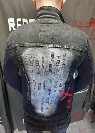 Джинсовая куртка scorpion джинсовка1 фото
