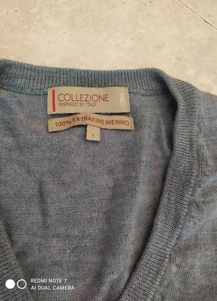 Пуловер базовый шерстяной 3