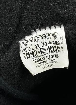 Черевики gore tex lowa trident iii лова ботинки трекинговые горные9 фото