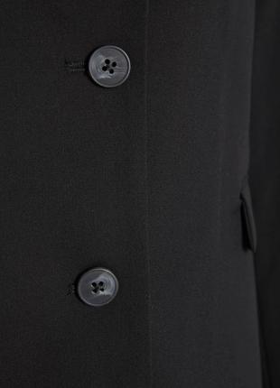 Чорний піджак, оверсайз піджак, чорний подовжений піджак від бренду jjxx7 фото