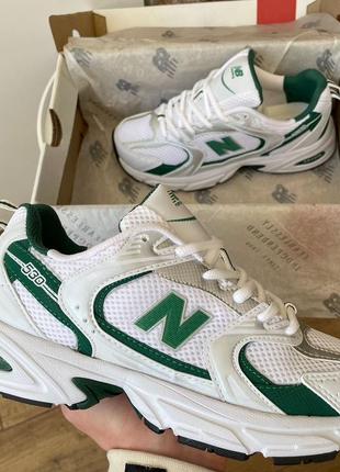 Демісезон new balance 530 white green